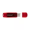 Chiavetta USB Intenso 128 GB USB Type-A 2.0 Rosso Trasparente