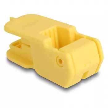 DeLOCK 86033 Pinza crimpatrice attrezzo per crimpare giallo 25 mm larghezza 60 mm profondità 23 mm altezza