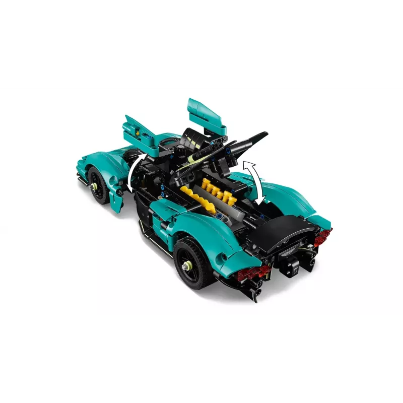 LEGO Technic kit di costruzione Aston Martin Valkyrie modello scala 1:8, 707 pezzi, età consigliata 9+