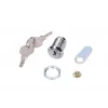 Serratura per porta Extralink ROUND LOCK FOR CABINETS, serratura rotonda per armadio, argento