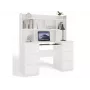 Set scrivania KUBA + elemento di estensione, bianco