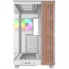 Case PC Thermaltake View 380 XL WS ARGB Snow White — Midi-Tower, supporto ATX, con finestra
