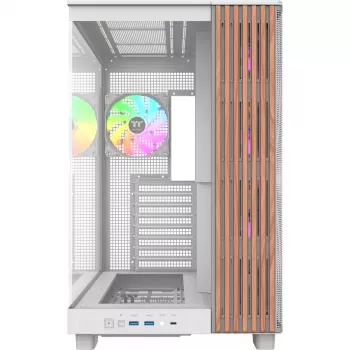 Case PC Thermaltake View 380 XL WS ARGB Snow White — Midi-Tower, supporto ATX, con finestra
