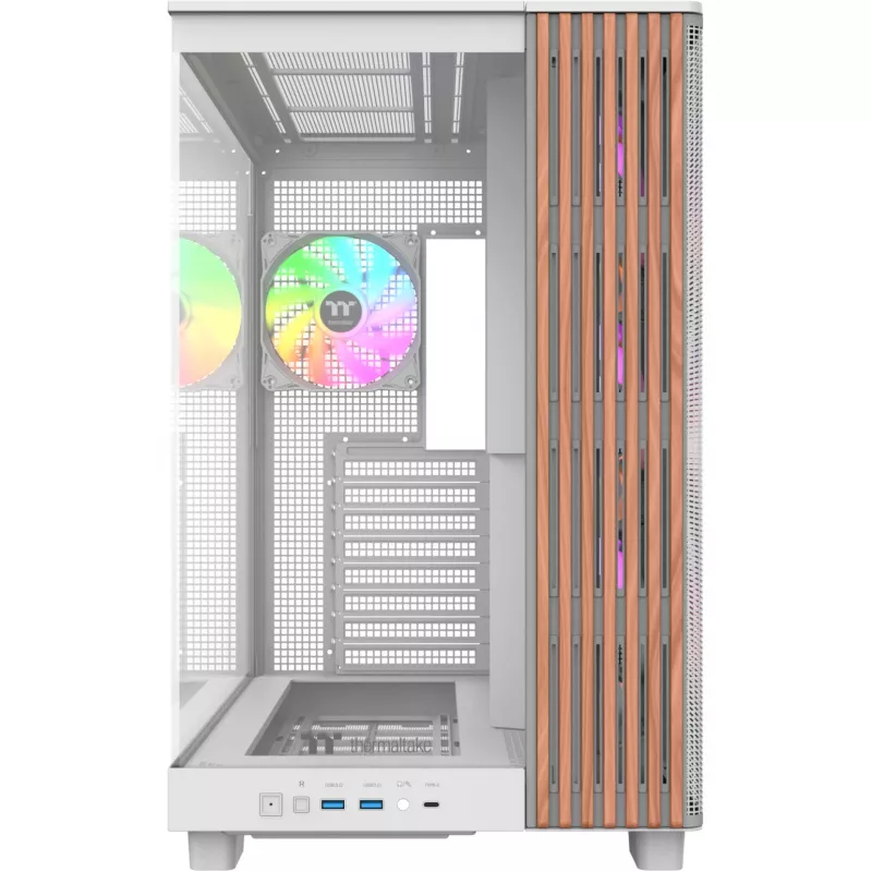 Case PC Thermaltake View 380 XL WS ARGB Snow White — Midi-Tower, supporto ATX, con finestra