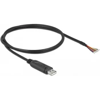 Delock - Adattatore seriale - USB2.0 - RS-232 - nero (90524)