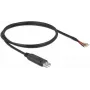 Delock - Adattatore seriale - USB2.0 - RS-232 - nero (90524)