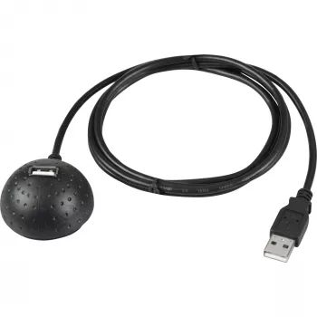 Cavo USB Wentronic - USB Type-A, 4 poli (M) - USB Type-A, 4 poli (F) - 1,5 m - supporto magnetico (68913)