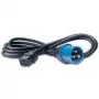 Cavo di alimentazione Bachmann 346.112 nero blu 3 m IEC 309 C19