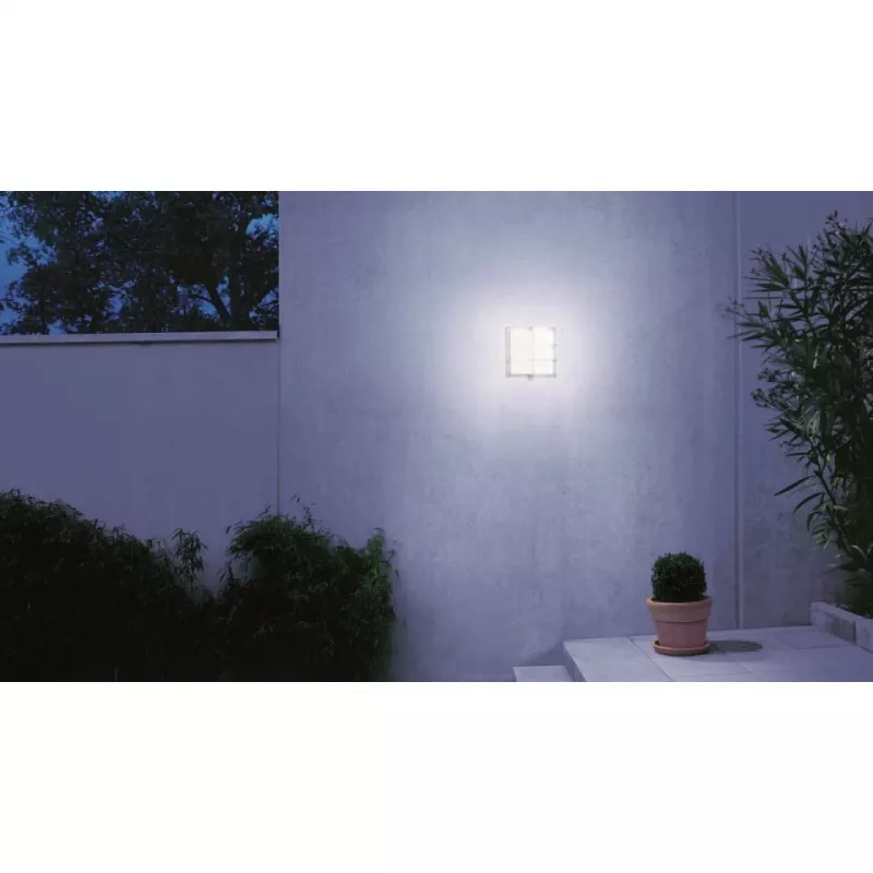 Lampada da parete esterna Steinel L 691 S PMMA, LED 8,5 W, sensore PIR, 360°/7 m, antracite, alluminio/plastica