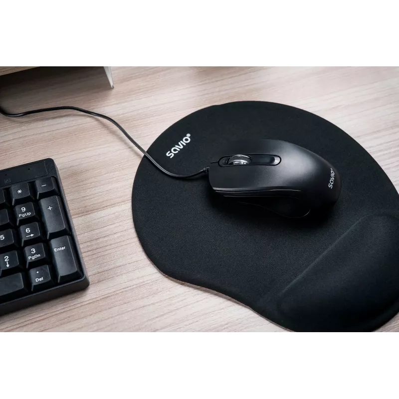 Savio KB-01 Tastiera Home/Office USB QWERTY US inglese nero