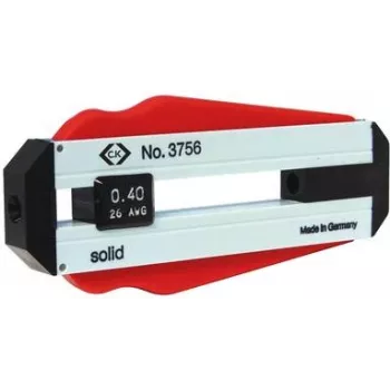 Pinza spellafili C.K Tools T3756 capacità di spellatura 5 cm nero rosso bianco