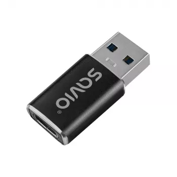 Adattatore cavo video Savio AK-81 USB Type-C USB Type-A nero