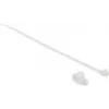 Fascetta fermacavo con fissaggio a vite DeLOCK 18865 nylon bianco 22mm 10 pz.