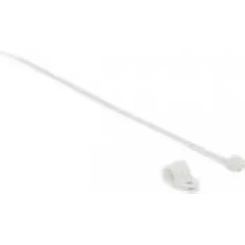 Fascetta fermacavo con fissaggio a vite DeLOCK 18865 nylon bianco 22mm 10 pz.