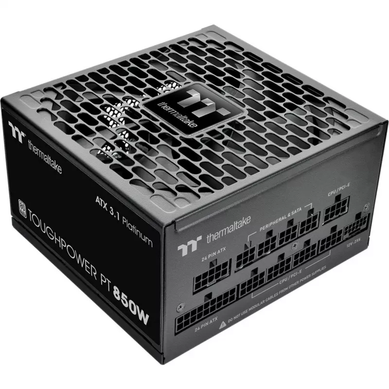 Alimentatore Thermaltake Toughpower PT 850W 80 Plus Gold, modello PS-TPP-0850FNFAPE-1