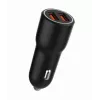 Caricabatterie da auto per dispositivi mobili Gembird TA-UC-A2QC36-CAR-01, 36 W, 12–24 V, accendisigari, nero