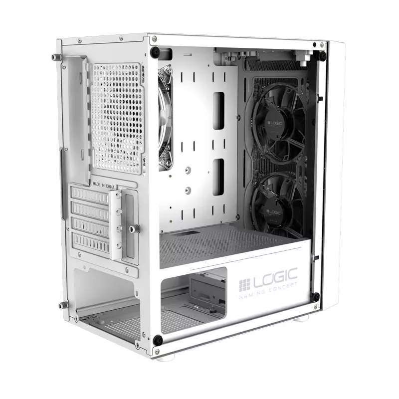 Case LOGIC ATOS ARGB Mini USB 3.0 bianco