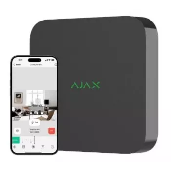 Continental Ajax DC 8 canali nero NVR 4K (3840×2160), 25/30fps, HDD SATA fino a 16 TB, 100 Mbit/s, IP20