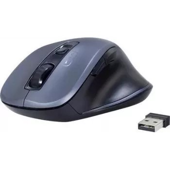 Renkforce Bluetooth®, mouse 3D wireless ottico ergonomico grigio (RF-4509684)