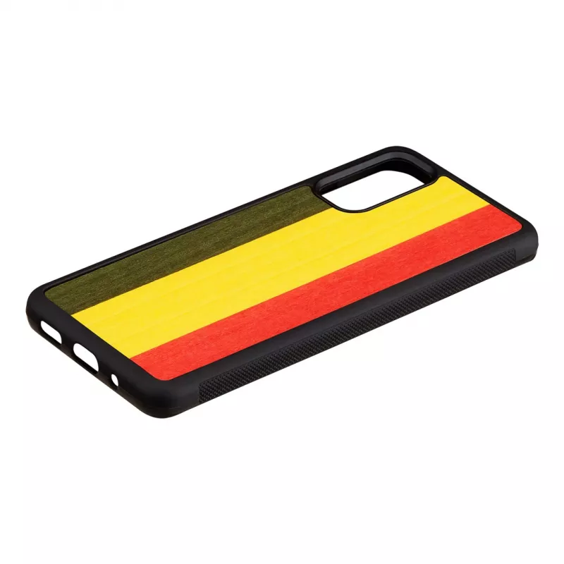 Custodia per cellulare man and wood Galaxy S20 Reggae nero