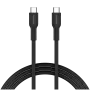 CANYON cavo OnWire 60CL C-C 60W COLOR intrecciato 1m nero