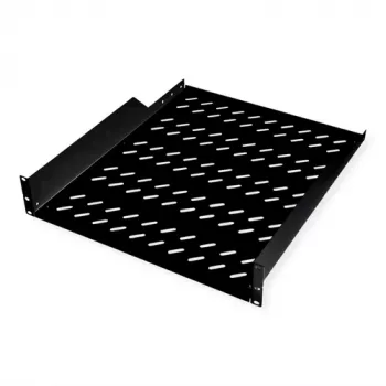 Ripiano rack ROLINE 19 pollici 2U 550 T portata 25 kg nero