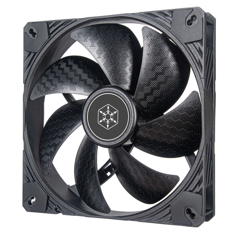 Ventola di raffreddamento SILVERSTONE SST-SF140B 140 mm nera ventola assiale per case PC