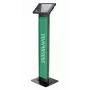 Compulocks Surface Pro 8-11 Apex Enclosure Brandable Floor Stand - supporto a pavimento - per tablet - personalizzabile con logo - bloccabile - struttura in metallo - nero