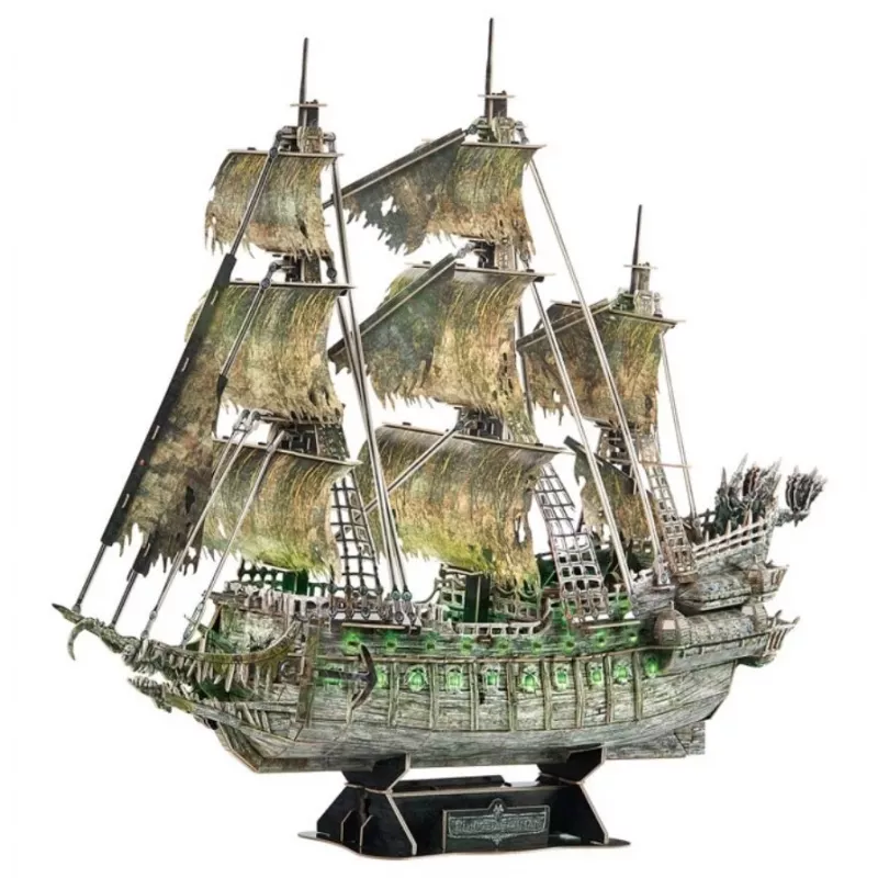 Cubic Fun Puzzle 3D LED Olandese Volante, 360 pezzi (306-L527H)