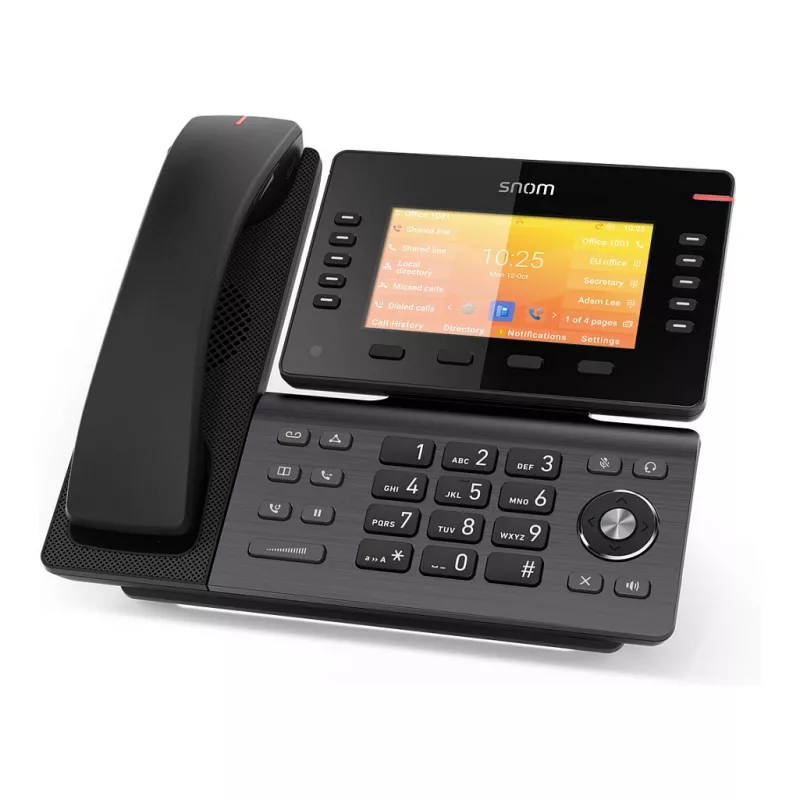 Snom D892M, telefono IP, nero, montaggio da tavolo/a parete, Linux, TFT, 12,7 cm (5 pollici)