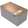 Klipsch the Three Plus sistema di altoparlanti Bluetooth Premium noce USB RCA...