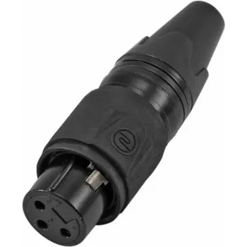 Connettore femmina XLR 3 poli Omnitronic IP 30208436 – connettore femmina da incasso per dispositivi audio