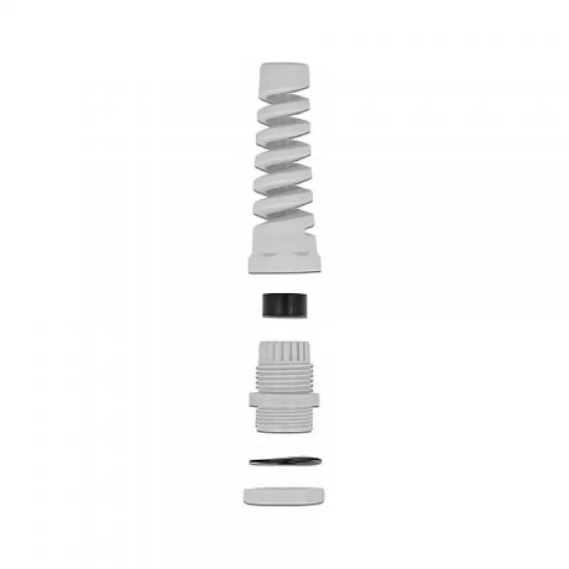 Pressacavo DeLOCK 60344 grigio plastica 1 pz.