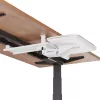 Supporto per tastiera MACLEAN MC-156 W — ripiano regolabile da sottoscrivania, carico max 5 kg