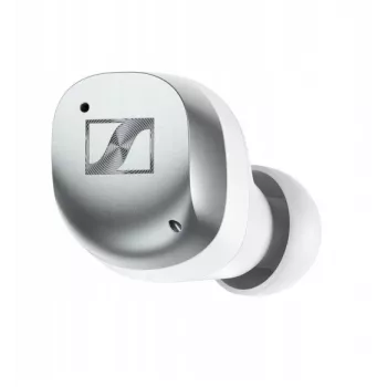 Auricolari sportivi wireless Bluetooth con cancellazione del rumore SENNHEISER Momentum MTW4 - bianco e argento