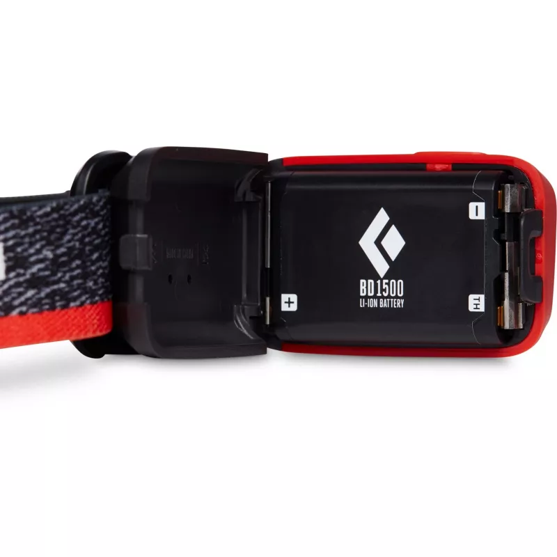 Torcia frontale Astro 300, luce LED arancione
