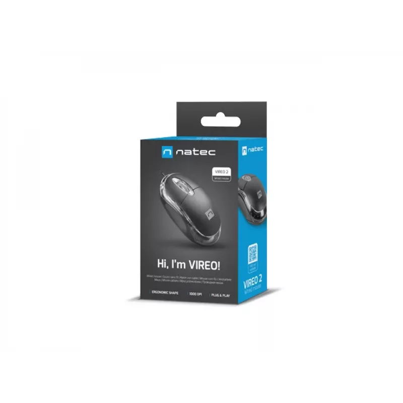 Mouse NATEC Vireo 2 USB Type-A ottico