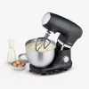 Robot da cucina Severin KM 3898 1000 W 5,5 L nero acciaio spazzolato argento