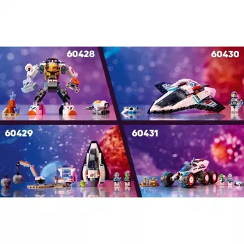 LEGO City giocattolo da costruzione astronave 60430 — 240 pezzi, 1 minifigure, da 6 anni, 170×220×40 mm