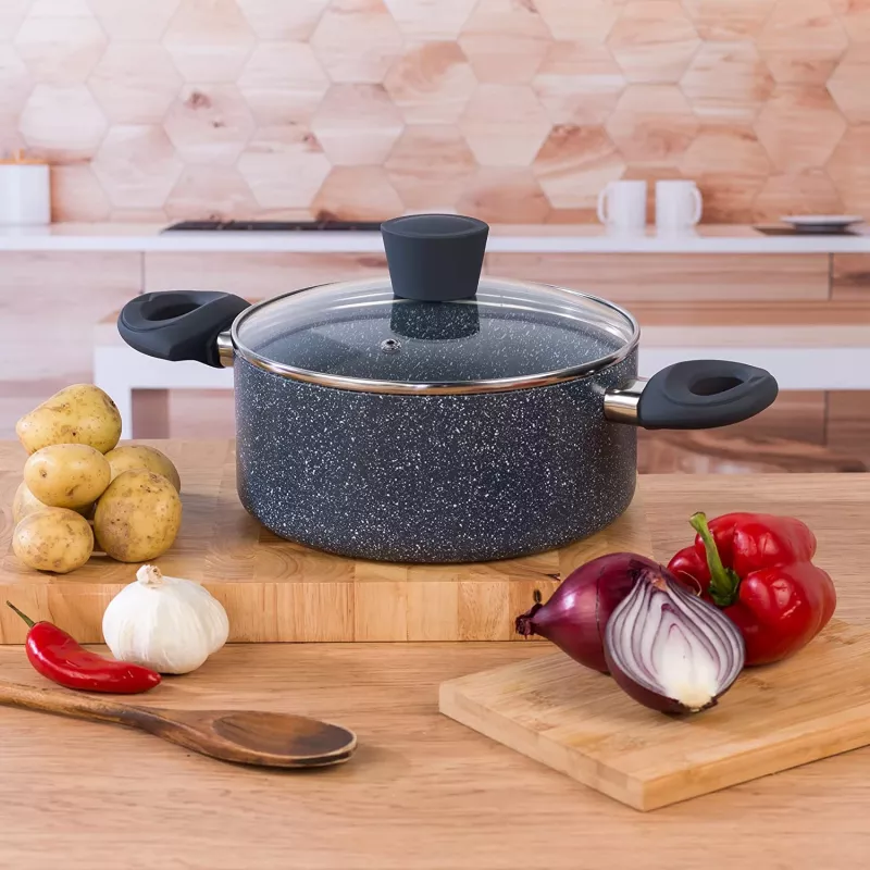 Pentola Russell Hobbs RH00848EU 20 cm pietra – pentola con coperchio