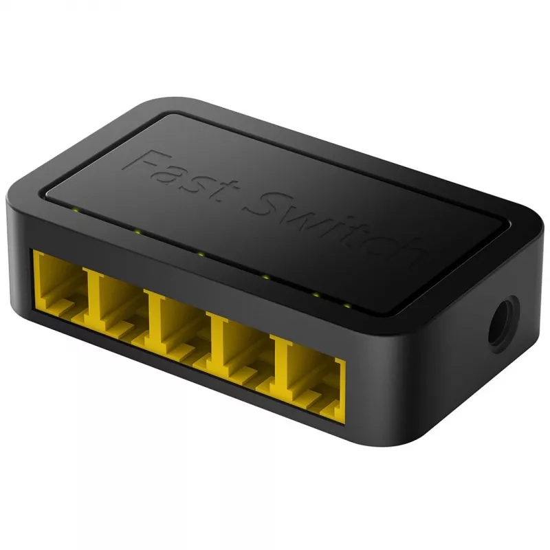 Switch di rete Cudy FS105D — 5 porte Fast Ethernet 10/100, switching 1 Gbit/s, nero