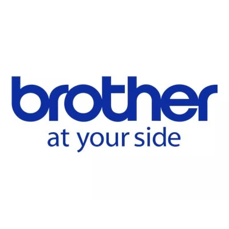 Brother Gloss Laminated Labelling Tape - 12 mm, nero/bianco, confezione da 10 nastro per etichettatura TC