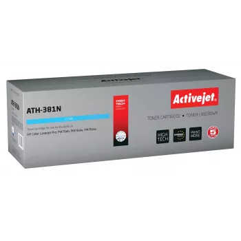Activejet ATH-381N cartuccia toner (sostitutivo per HP 312A CF381A; Supreme; 2700 pagine; ciano)