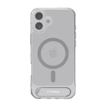 Custodia protettiva trasparente per iPhone 16 Torras PSTAND SERIES X00FX1932