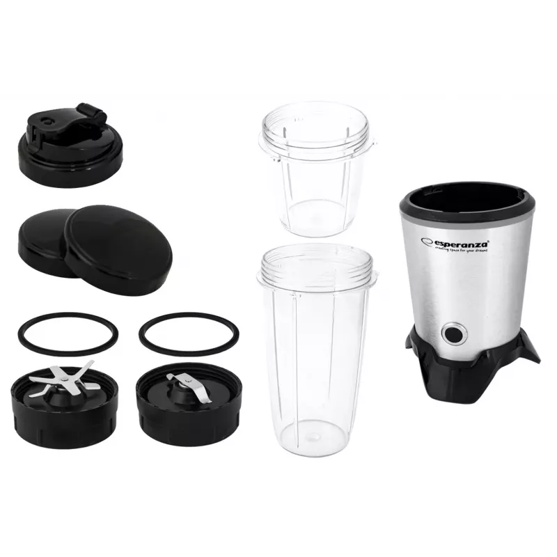 Esperanza EKM028 frullatore mixer da tavolo 1000 W nero, acciaio inox