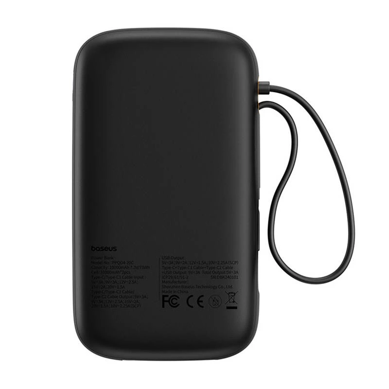 Baseus PPQD4-20C litio polimero (LiPo) 20000 mAh nero