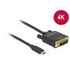 Adattatore USB-C a DVI DeLOCK 85321 2m