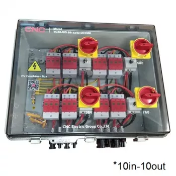 Quadro combinatore fotovoltaico CNC NV822553 DC 10-in 10-out IP66