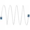 Goobay Cavo patch CAT 6A ultra-flessibile sottile U/UTP bianco - connettore extra-corto (74288)