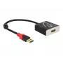 Adattatore cavo video DeLOCK 62736 USB Type-A su HDMI 0,2 m nero